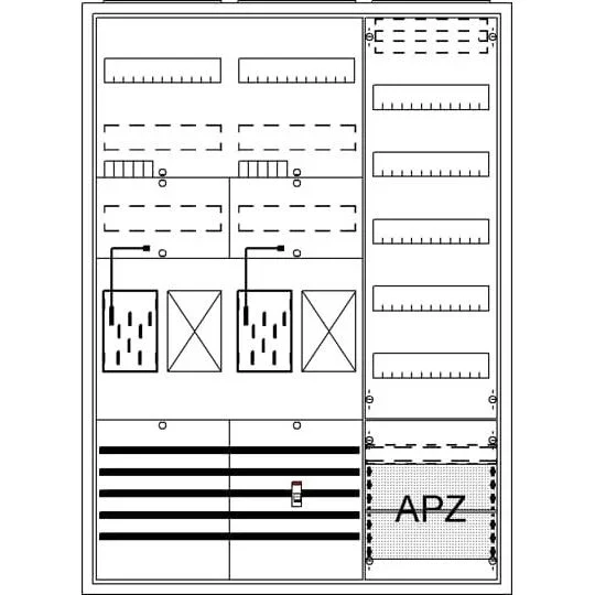 Striebel&John - Zähler-Komplettschrank Komplettschrank BA37MG APBKE-IA372Z2R1V5A2