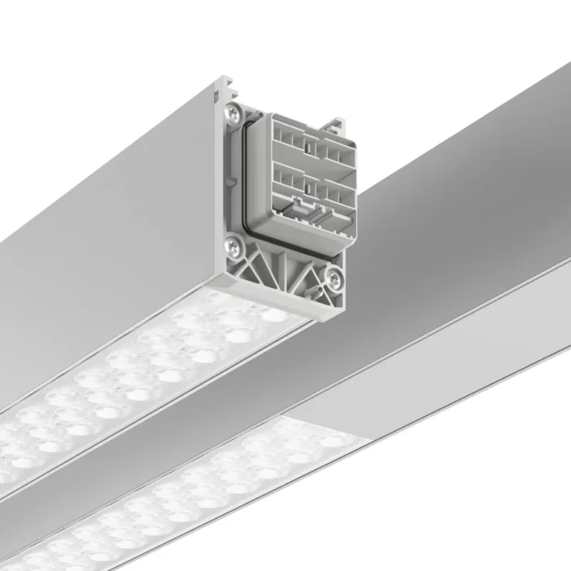 RZB - Geräteträger für Lichtbandsystem LED-Komplettmodul 4547mm 954590.840.476.700 14pol 4000K DALI alu