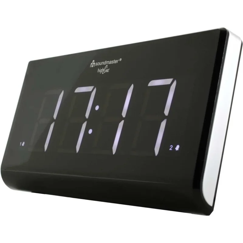 Soundmaster - Radio Uhrenradio UR8400 sw Jumbo-LED − 5 Stück
