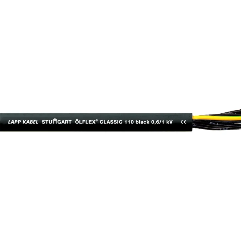 Lapp Kabel&Leitung - Energiekabel >= 1 kV, für ortsveränderlichen Einsatz ÖLFLEX CLASSIC 110 Black 1120268/1000 0,6/1kV 3X1 − 1000 Meter