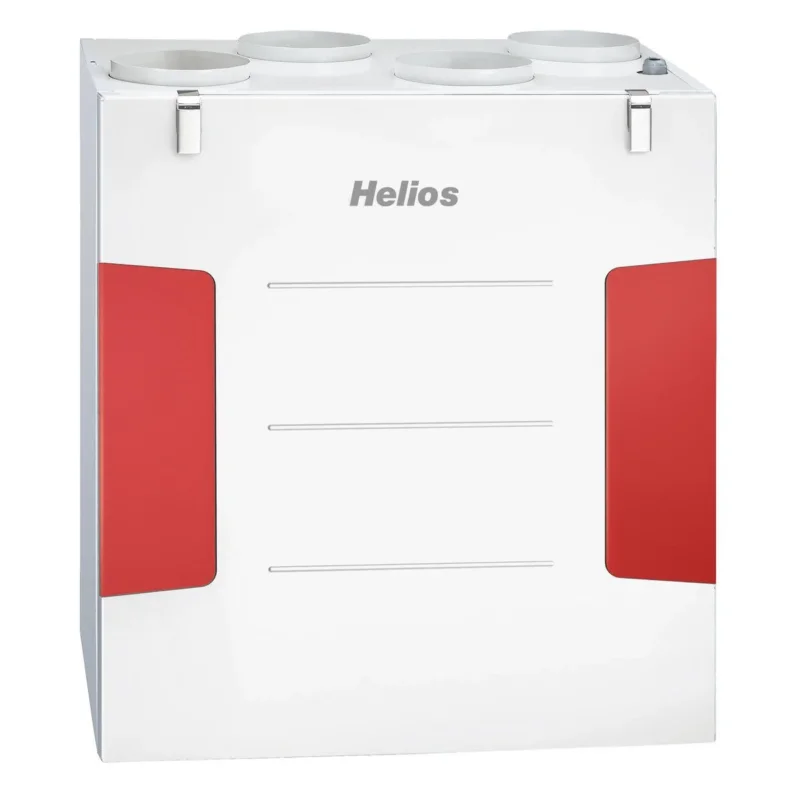 Helios Ventilatoren - Wohnungslüftungsgerät mit Wärmerückgewinnung Einfamilienhaus Lüftungsgerät links KWL 300 W ET L mit WRG EC-Motoren