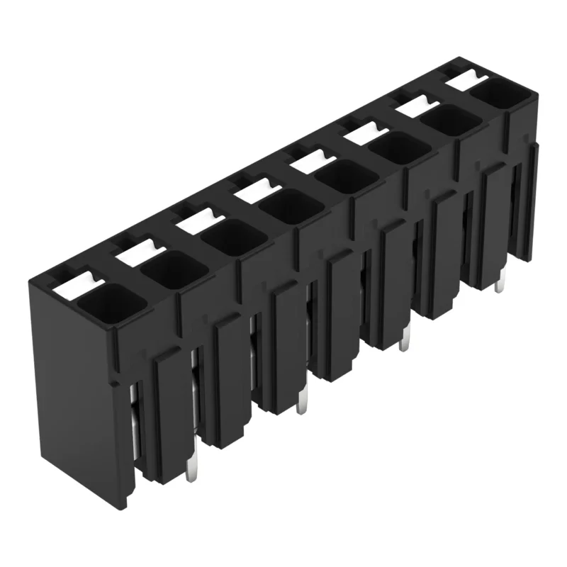 WAGO - Leiterplattenklemme THR-Leiterplattenklemme 2086-3128/300-000 Drücker,1,5mm²,sw − 84 Stück