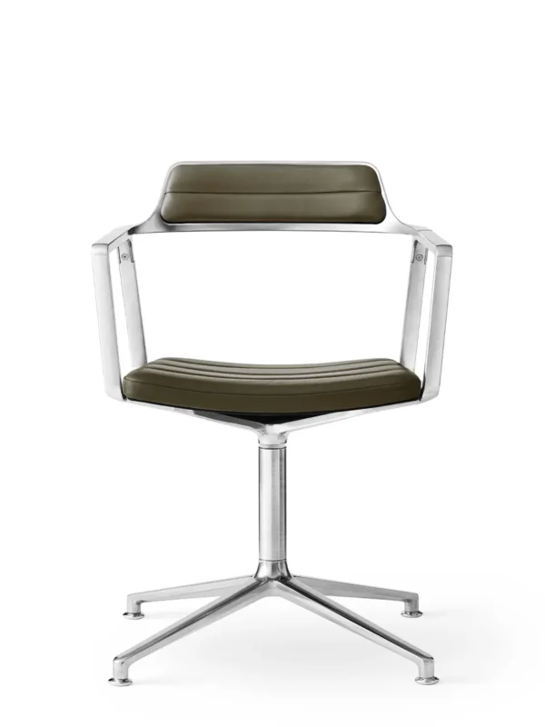VIPP452 Swivel Chair, bosco grün Leder fra Vipp