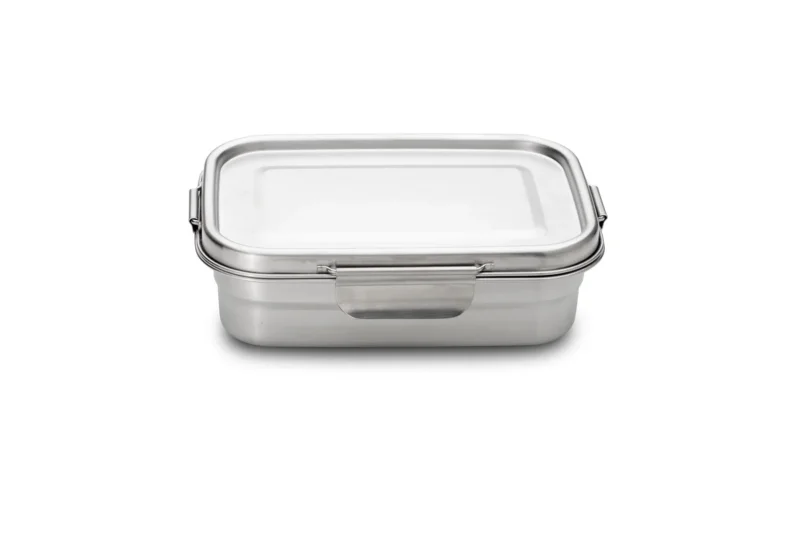 Weis-17321 - WEIS - Vesperdose Edelstahl mit Dichtring/Teiler 1,2L tiefe Form