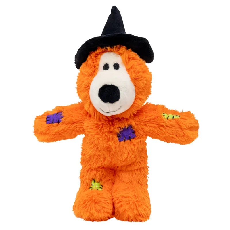 KONG Halloween Wild Knots Hexenbär – Hundespielzeug mit Knotenseil Größe S/M